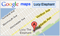 Lucy Elephant map